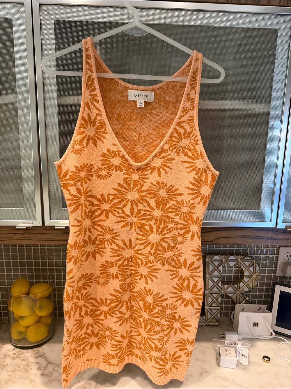 L Space Ann Marie Mini Dress, M